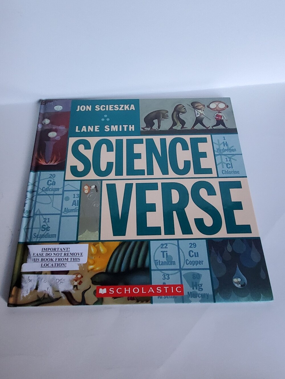 Science Verse By Jon Scieszka Hardcover Preowned